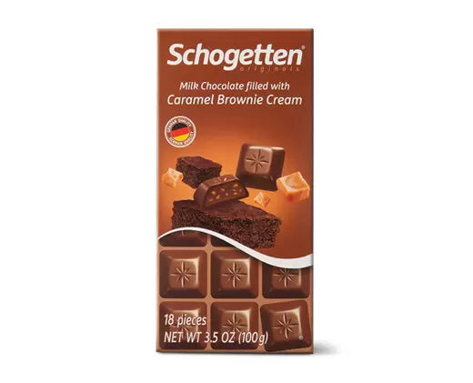 Schogetten Milk Chocolate Pieces LLC 18 Candy Caramel – German Brownie Shop Cream