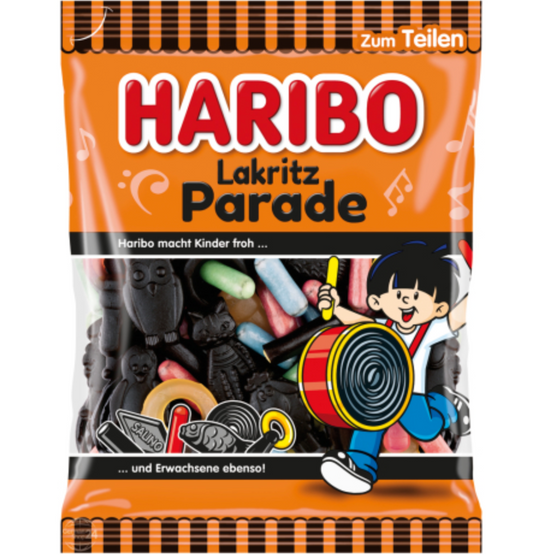 Haribo Licorice Parade Gummy Candy, 175g